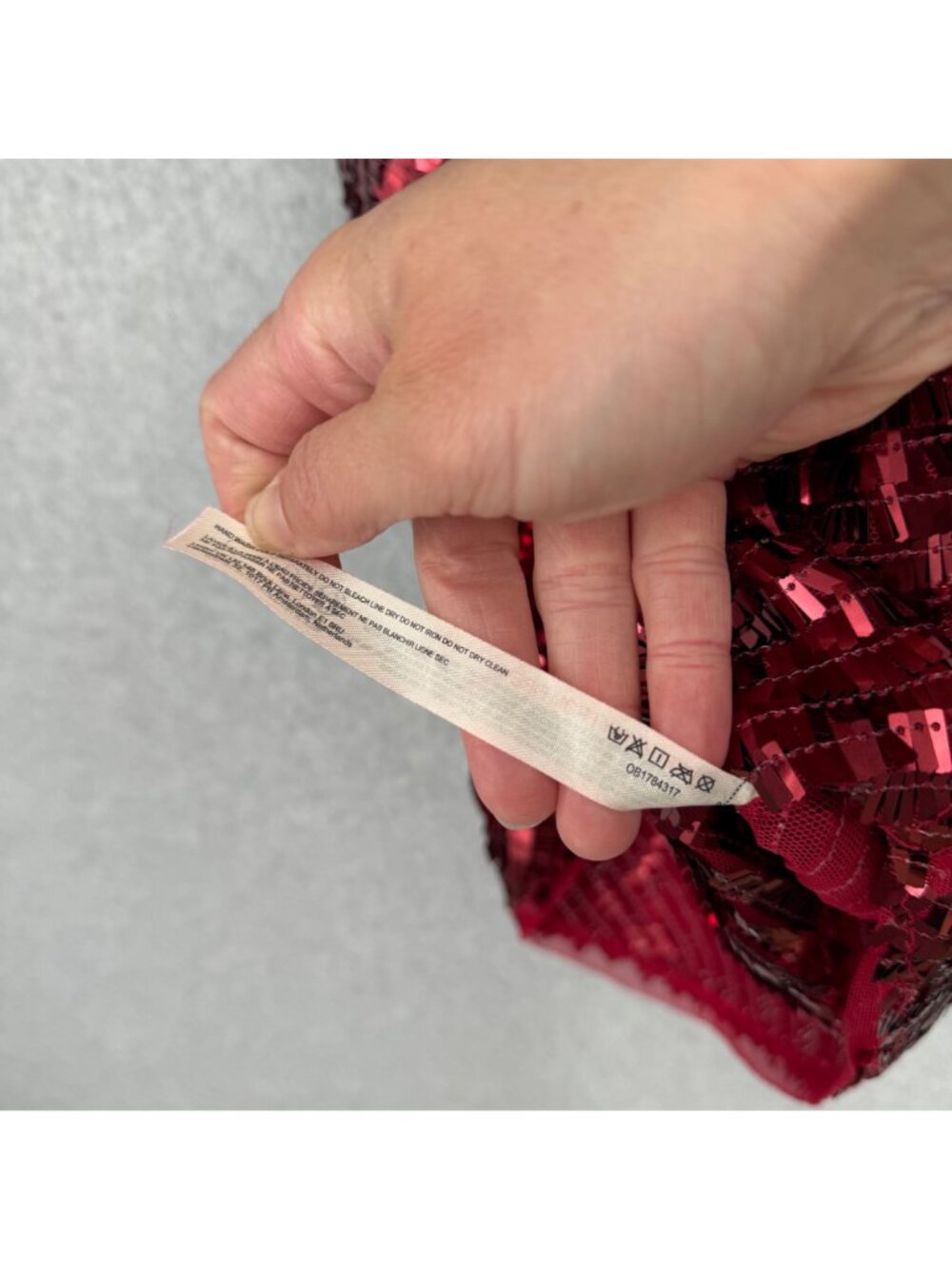 Intimately Free People Disco Fever Cami Top Size M Red Sequin Adjustable Party - Picture 7 of 11